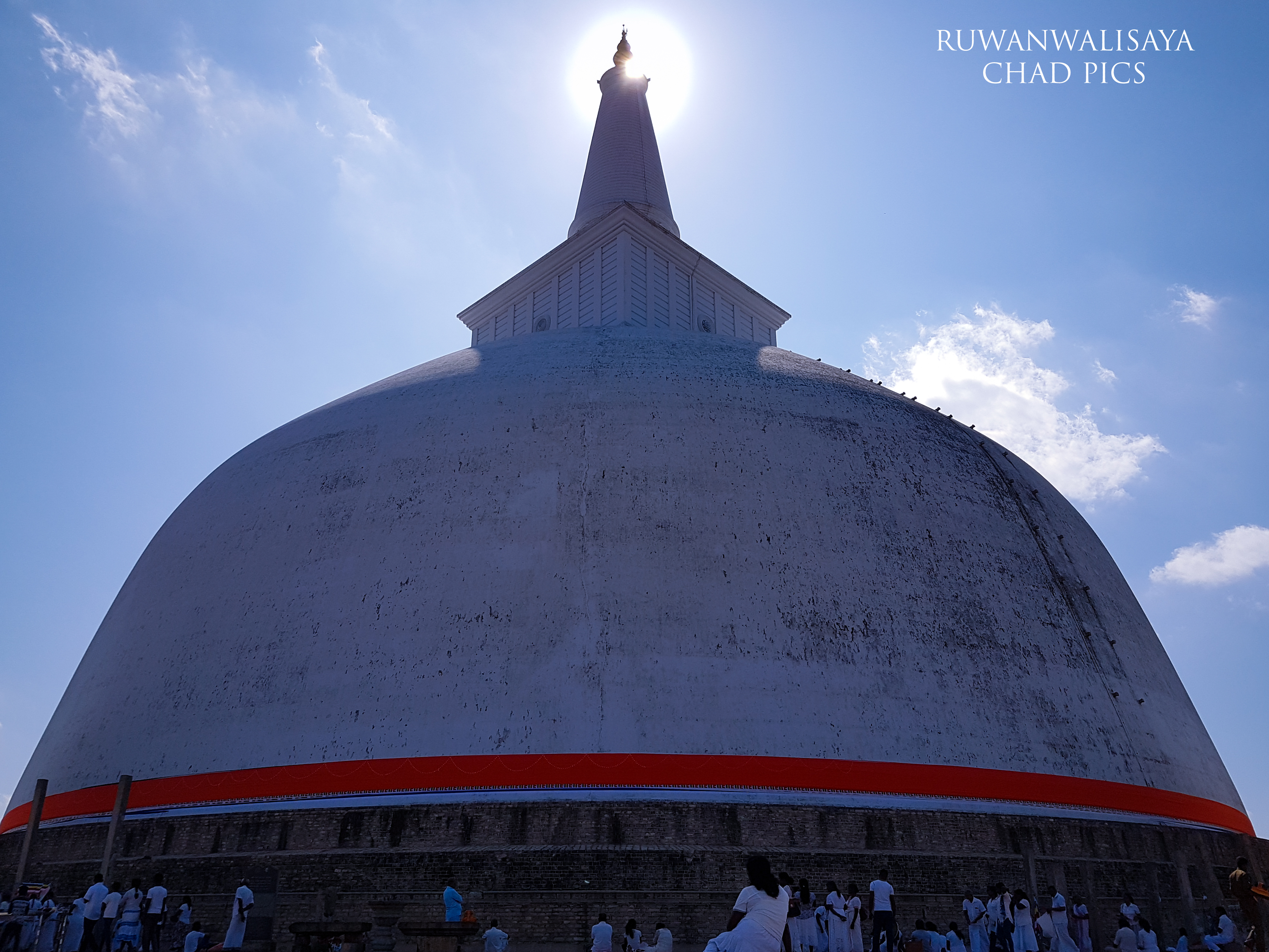 Jetavanaramaya stupa ruins in Anuradhapura, Sri Lanka