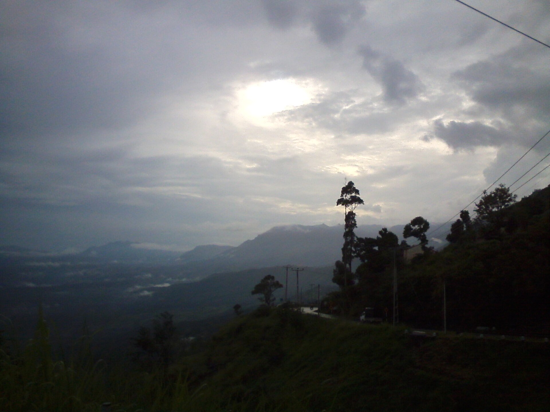 Badulla town, the capital of Uva Province in Sri Lanka's hill country