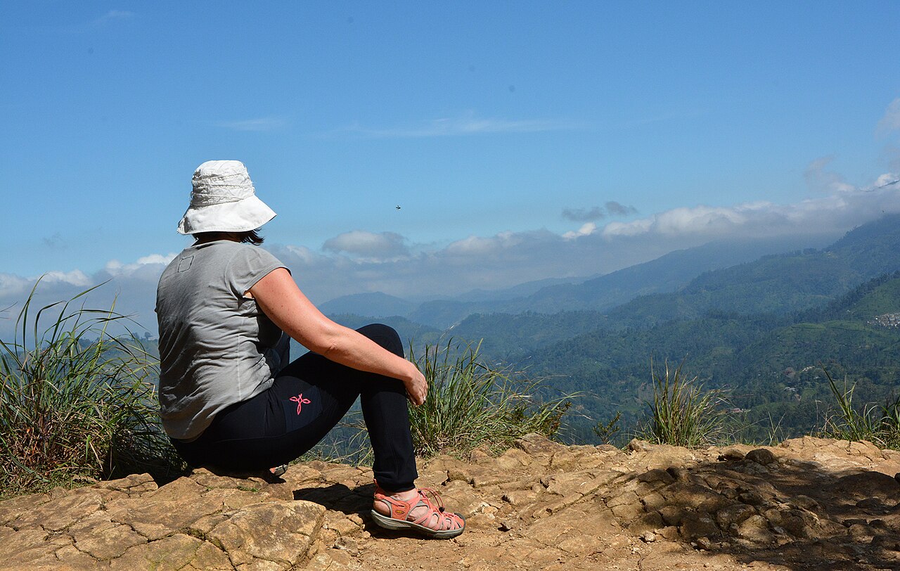 The hill town of Ella tucked into Sri Lanka's lush central highlands - the backpacker capital with some of the best-value hostels on the island