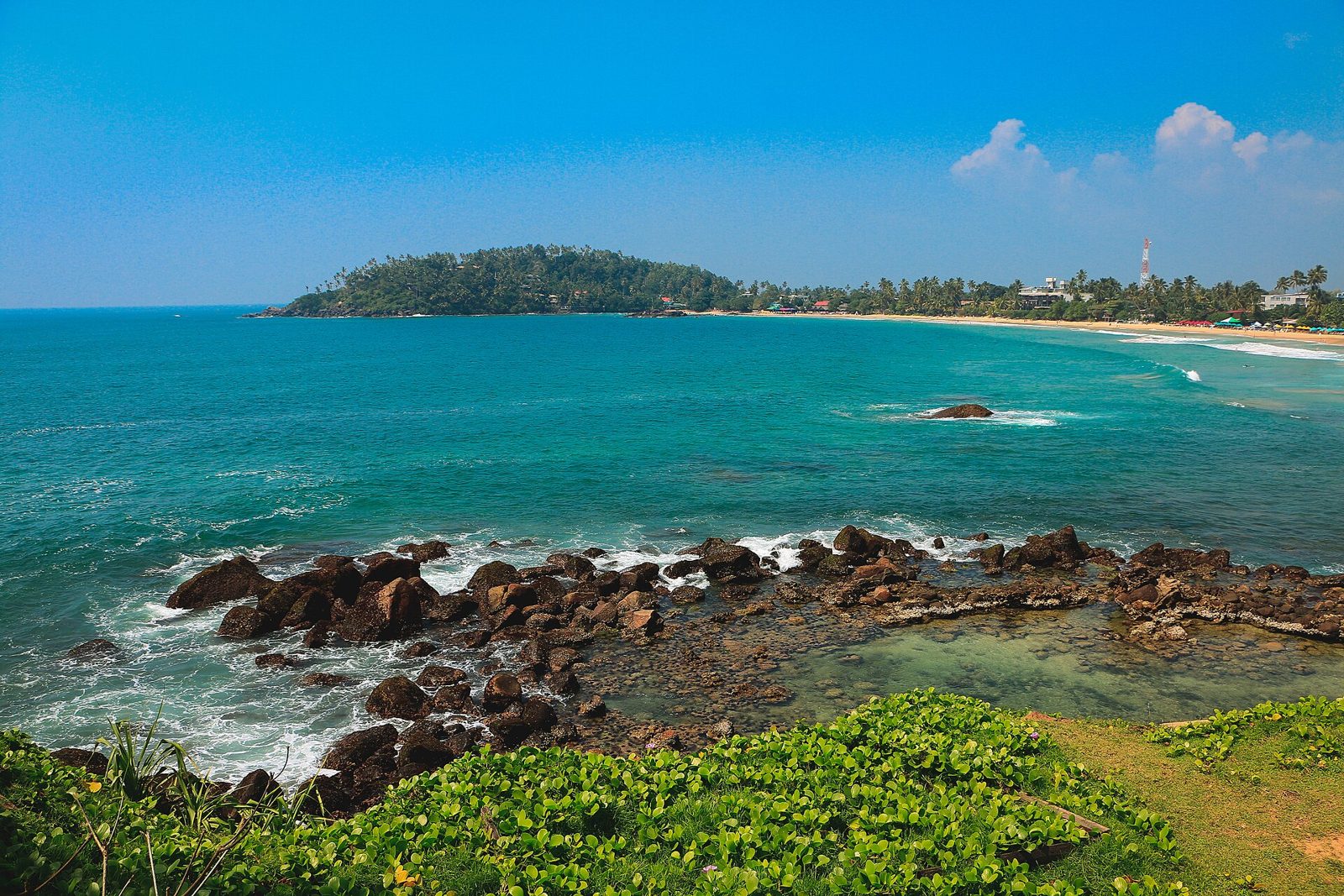 Sunset over Mirissa beach on Sri Lanka's south coast &mdash; what 569 real honeymoon guest reviews reveal about the island for couples