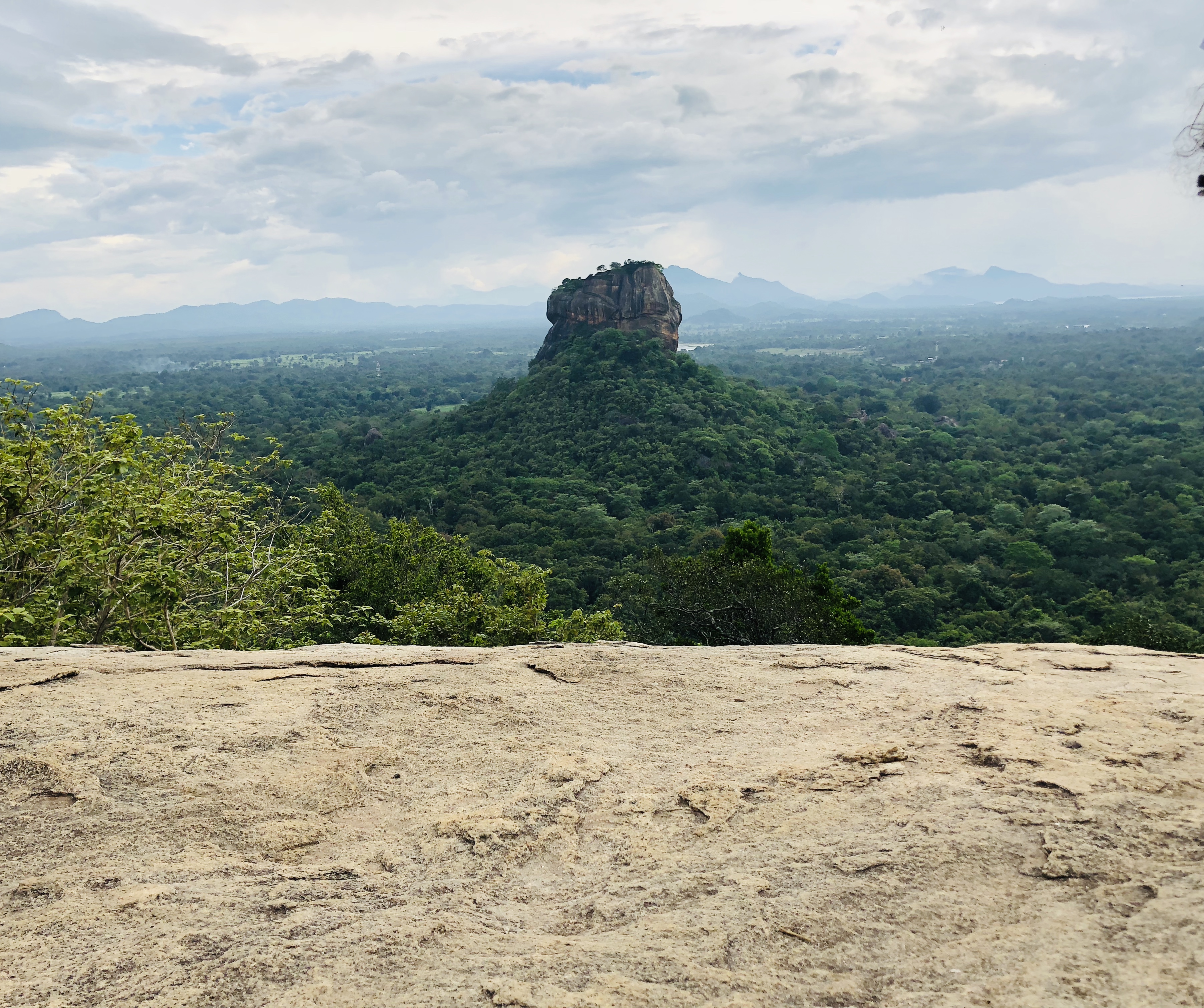 View of Sigiriya Rock from the Pidurangala sunrise hike