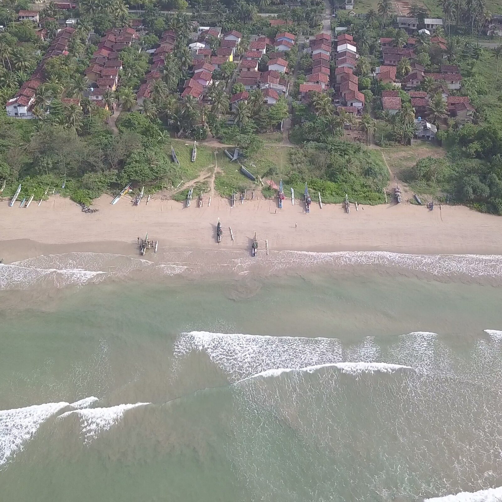 Weligama Bay on Sri Lanka's south coast - the heart of the island's remote-work and digital-nomad scene