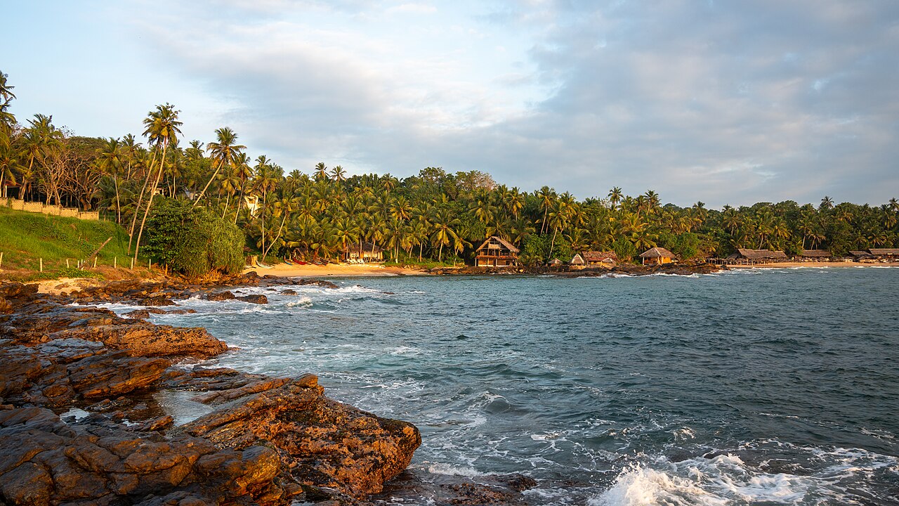 Goyambokka Beach near Tangalle, Sri Lanka &mdash; one of the deep-south stretches travellers head to after Ella
